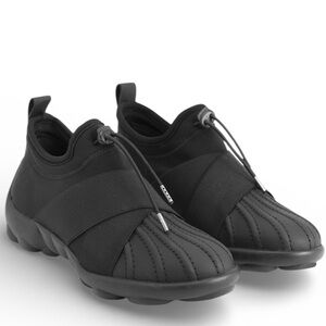 Rare John Fluevog Black Urban Angels Spyro Sneakers Womens 9 Comfy Shoes Leather